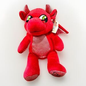 Build a Bear Workshop BABW Great Wolf Lodge GWL Red Magiquest Dragon Plush 15"
